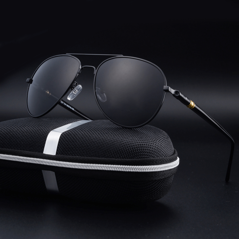 King Aviator Polarized Men's Sunglasses - UVA400 & UVB400 Protection