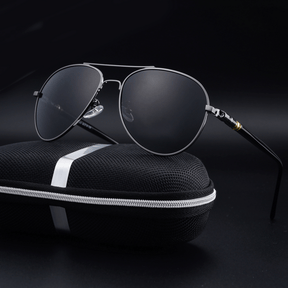 King Aviator Polarized Men's Sunglasses - UVA400 & UVB400 Protection
