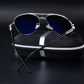 King Aviator Polarized Men's Sunglasses - UVA400 & UVB400 Protection