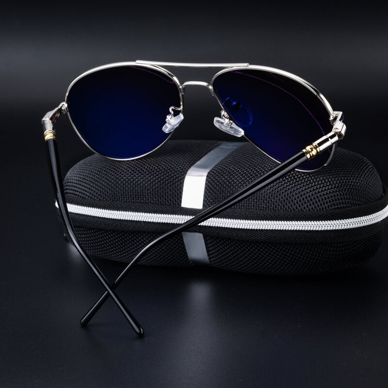 King Aviator Polarized Men's Sunglasses - UVA400 & UVB400 Protection