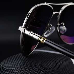 King Aviator Polarized Men's Sunglasses - UVA400 & UVB400 Protection