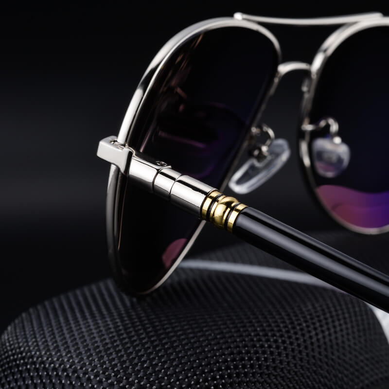 King Aviator Polarized Men's Sunglasses - UVA400 & UVB400 Protection