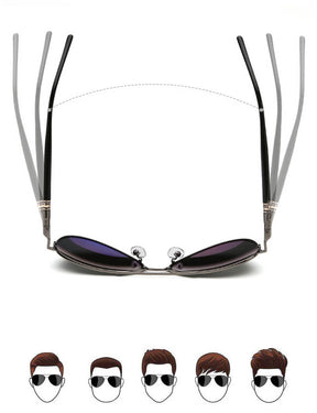 King Aviator Polarized Men's Sunglasses - UVA400 & UVB400 Protection