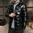 Casaco Masculino Preto Bolha Acolchoado