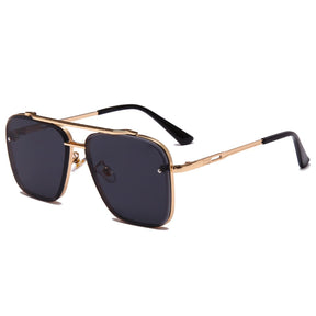 Unisex Gradient Toned Square Sunglasses - UV400 Protection