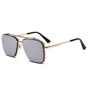 Unisex Gradient Toned Square Sunglasses - UV400 Protection