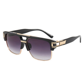 Classic Luxury Square Men's Sunglasses - UV400 Protection