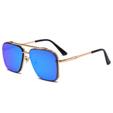 Unisex Gradient Toned Square Sunglasses - UV400 Protection