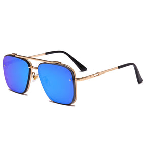 Unisex Gradient Toned Square Sunglasses - UV400 Protection