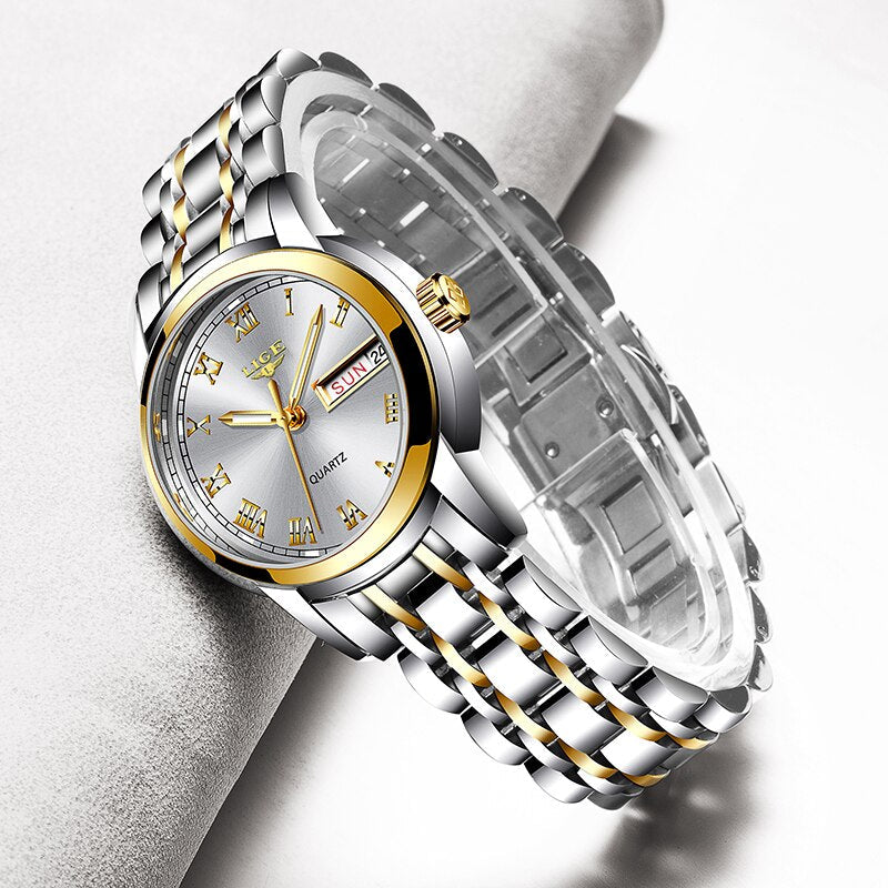 Lige Women's Quartz Watch - Waterproof