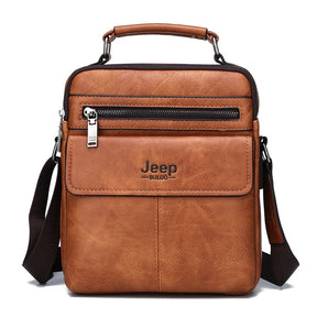 JEEP Leather Crossbody Bag
