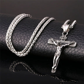 18K Gold Cross Pendant