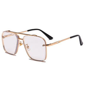 Unisex Gradient Toned Square Sunglasses - UV400 Protection