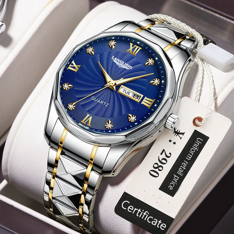Executive Men's Stainless Steel Watch