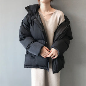 Fashionable Women's Puffer Down Outwear
