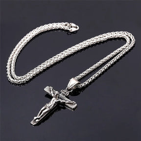18K Gold Cross Pendant