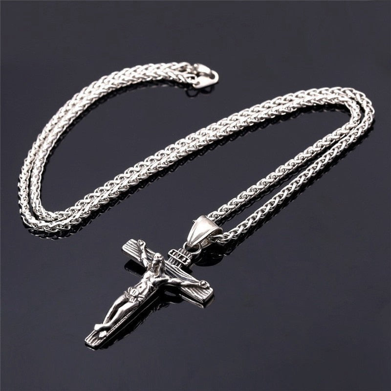 18K Gold Cross Pendant