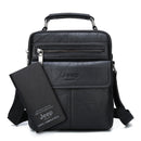 Bolsa Pequena Couro Genuíno Masculina