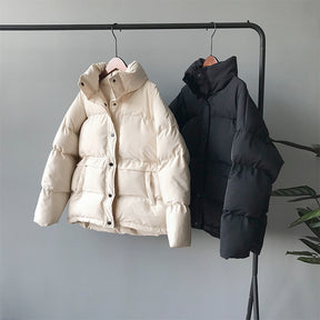 Fashionable Women's Puffer Down Outwear