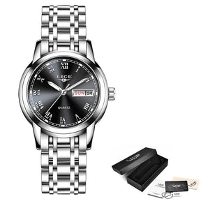 Lige Women's Quartz Watch - Waterproof