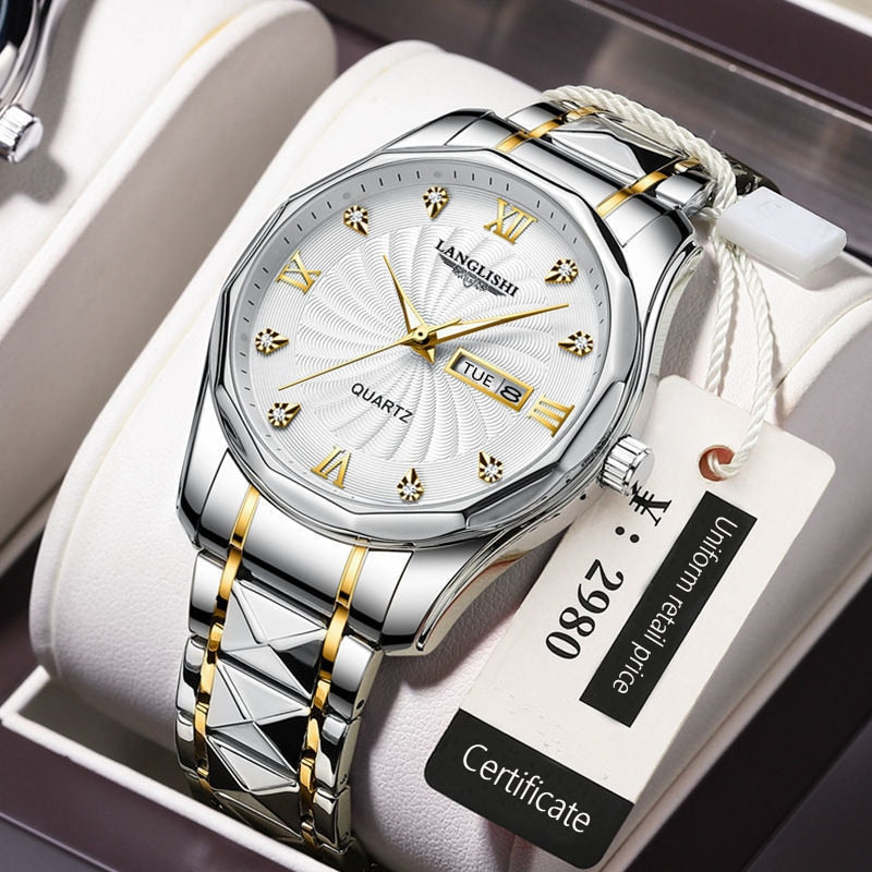 Executive Men's Stainless Steel Watch