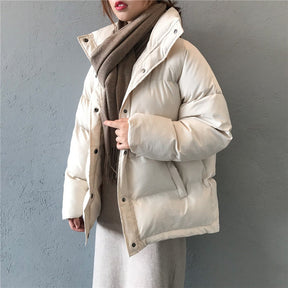 Fashionable Women's Puffer Down Outwear