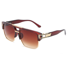 Classic Luxury Square Men's Sunglasses - UV400 Protection