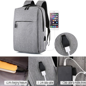 Anti-theft Backpack with USB Charger