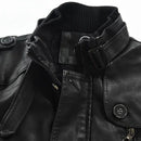 Jaqueta longa de Couro Masculina Sampaio®
