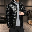 Casaco Masculino Preto Bolha Acolchoado