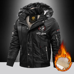 Men's Velvet Down Parka Jacket - 2024 Model