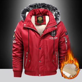 Men's Velvet Down Parka Jacket - 2024 Model