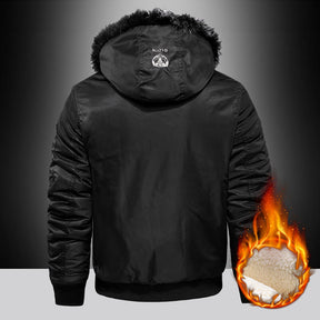 Men's Velvet Down Parka Jacket - 2024 Model